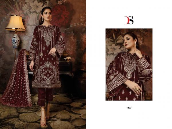 Deepsy Adan Libas 22 Velvet Embroidery Pakistani Salwar Kameez